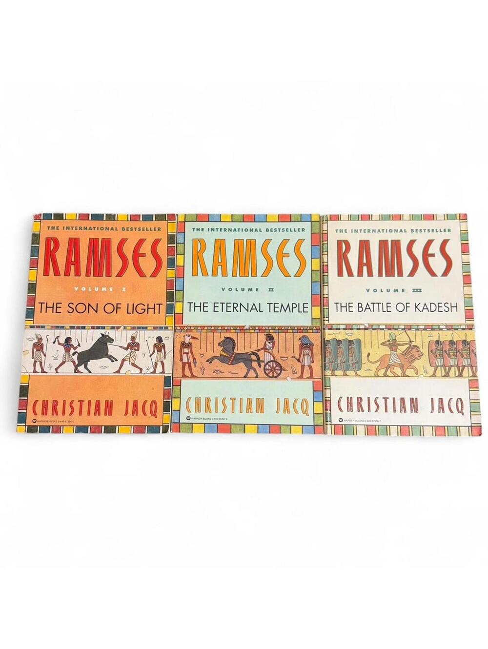 Ramses series books 1-3 by Christian Jacq 1997